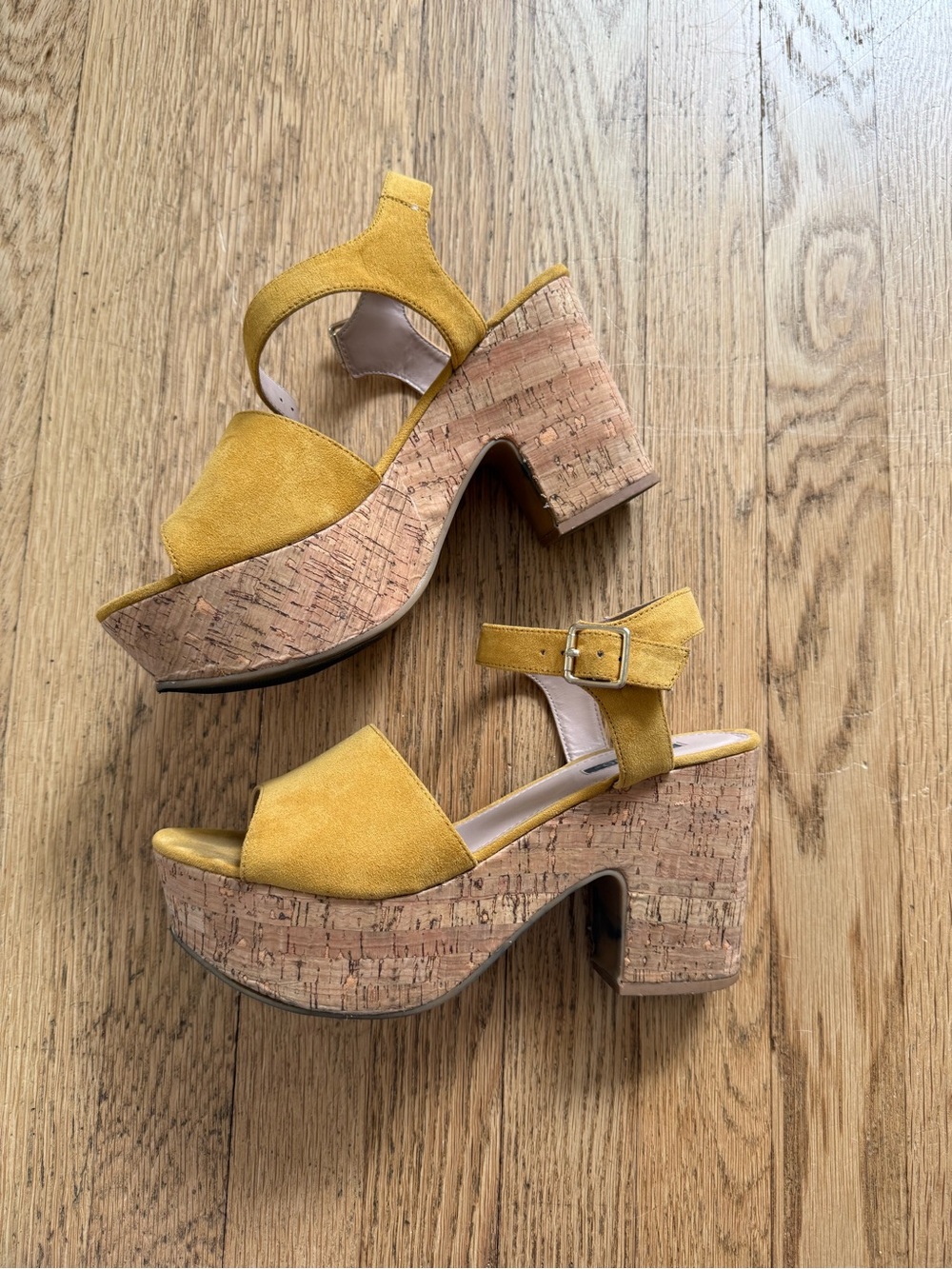 Kensie Platform Cork Block Heels